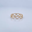 Anillo Corazones 1.75gr / T9 1/2 / Oro 18K &