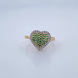 Anillo Corazon 2.45gr / T6 1/2 / Oro 18K &