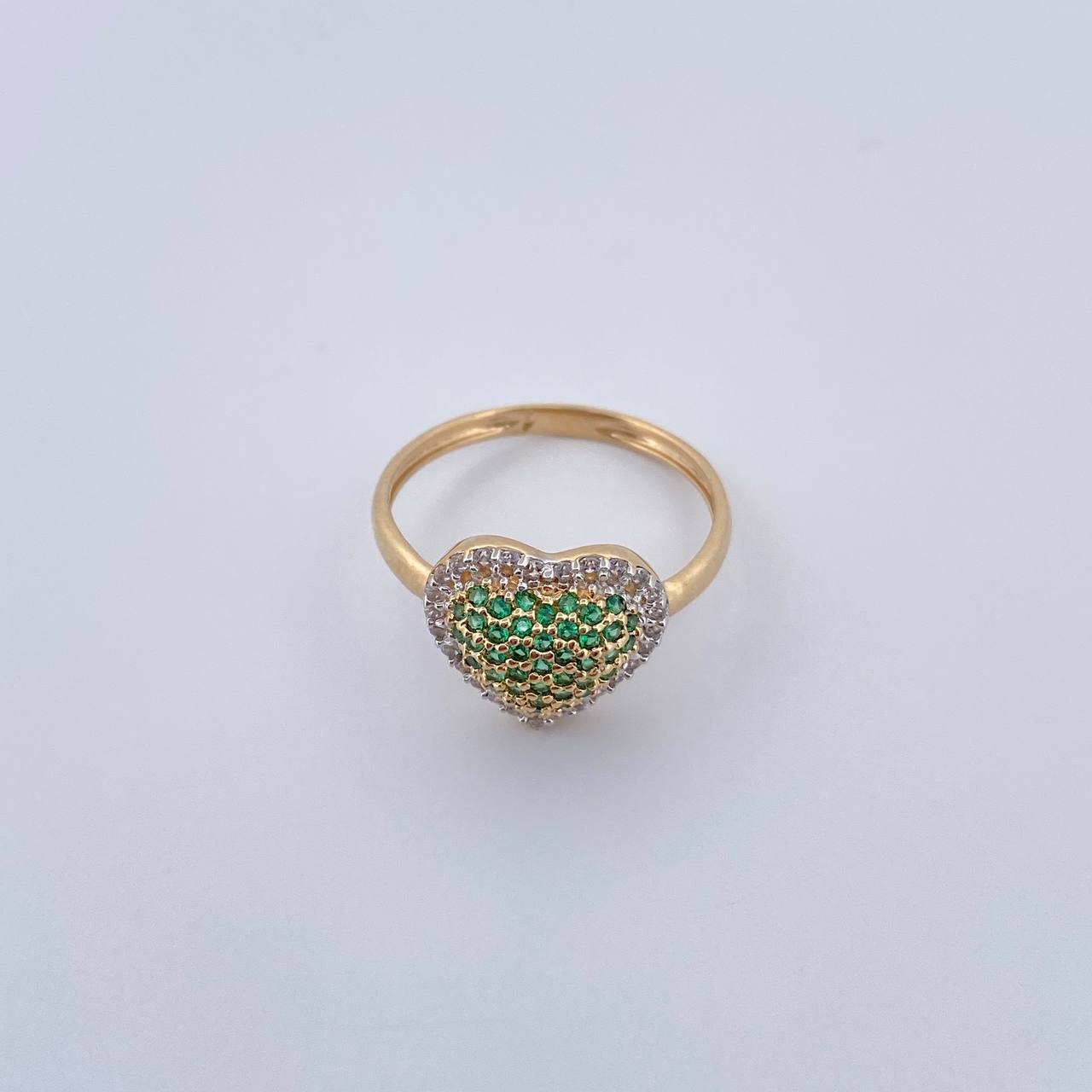 Anillo Corazon 2.45gr / T6 1/2 / Oro 18K &