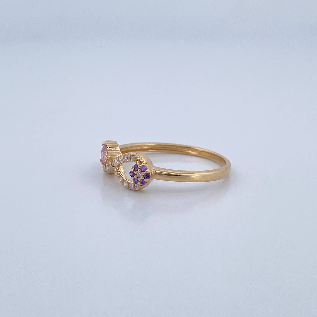 Anillo Infinito 2gr / T8 / Oro 18K &
