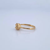 Anillo Halo Circulo 1.8gr / T6 1/4 / Oro 18K &