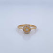 Anillo Halo Circulo 1.75gr / T4 3/4 / Oro 18K &