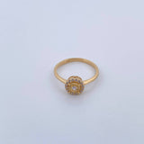 Anillo Halo Circulo 1.75gr / T4 3/4 / Oro 18K &