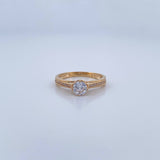 Anillo Solitario Churumbela 2.5gr / T7 / Oro 18K &