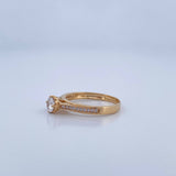 Anillo Solitario Churumbela 2.5gr / T7 / Oro 18K &