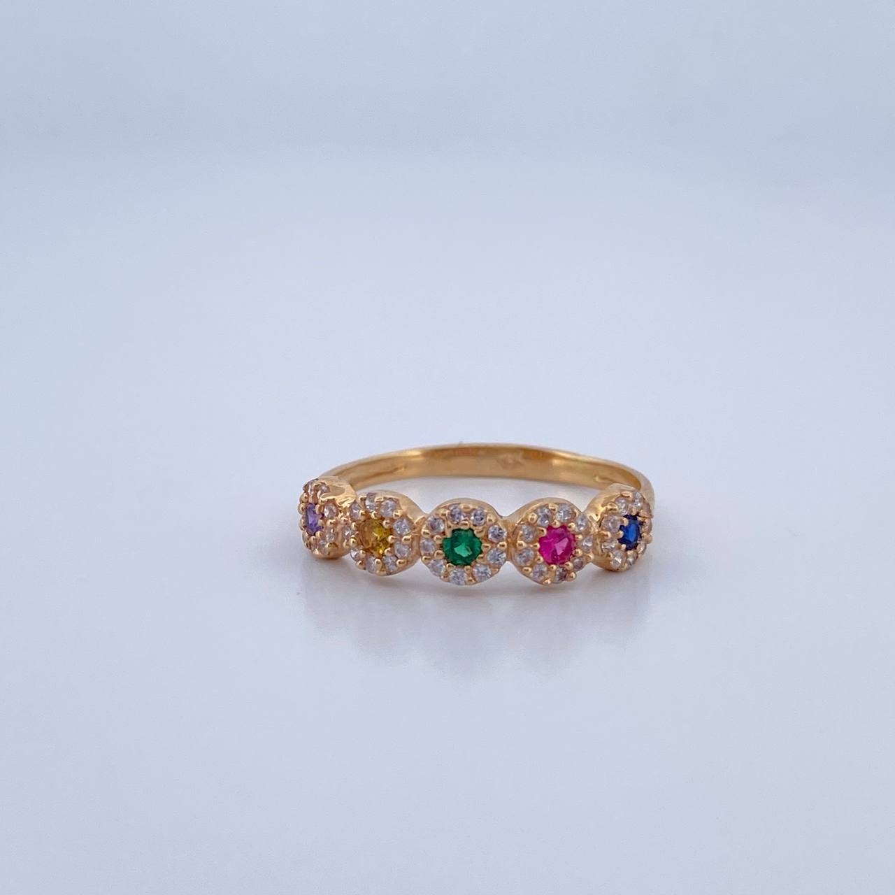 Anillo Churumbela Tupido 2.15gr / T7 3/4 / Oro 18K &