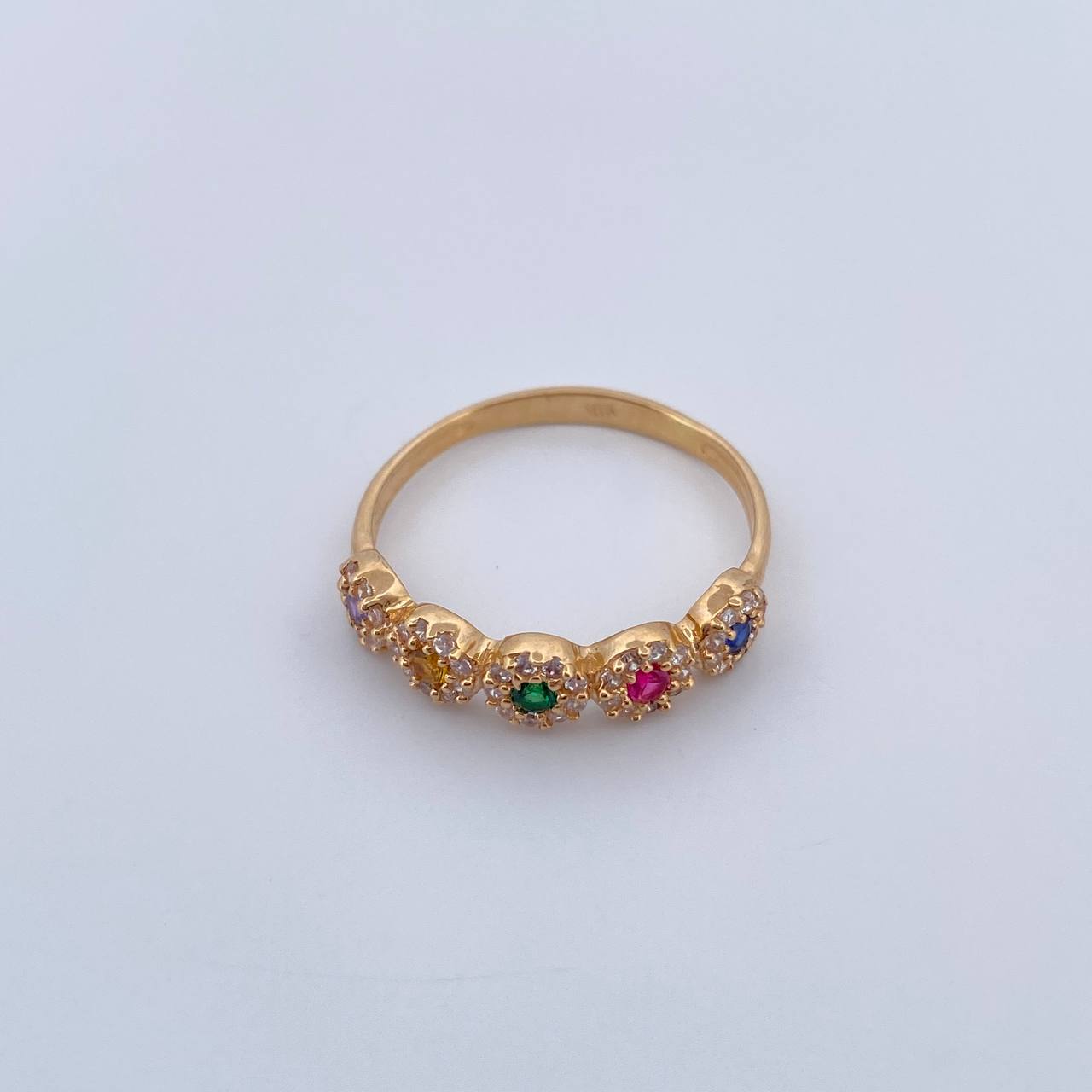 Anillo Churumbela Tupido 2.15gr / T7 3/4 / Oro 18K &