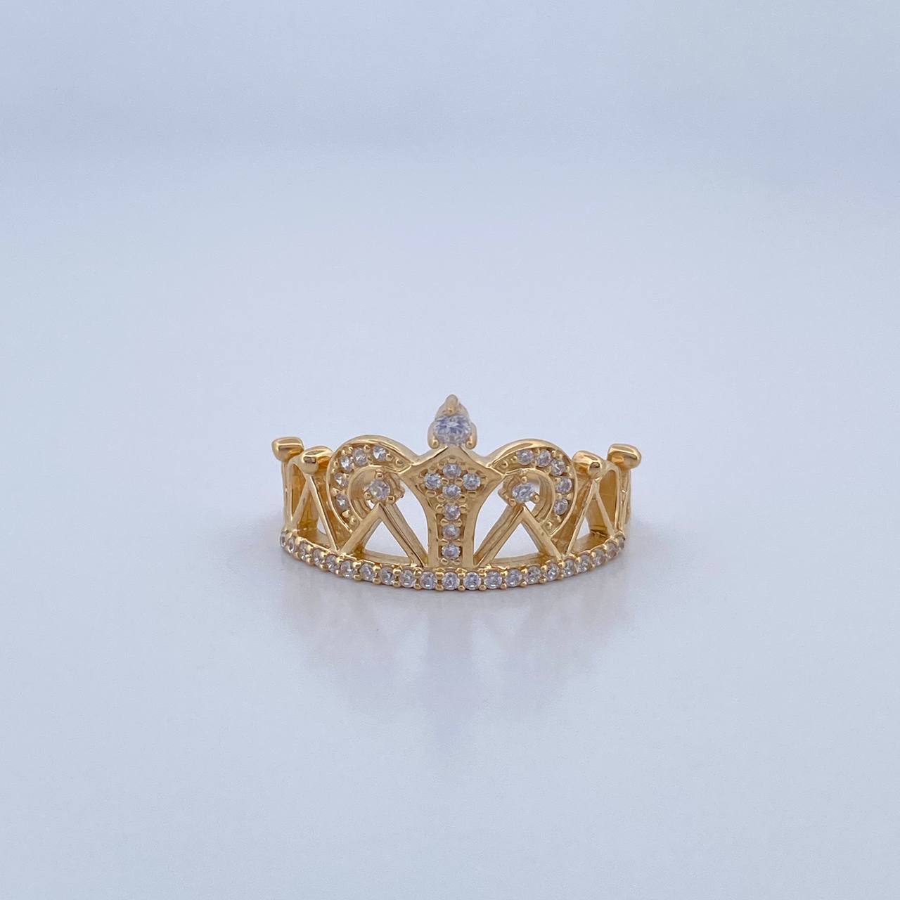 Anillo Corona 2.85gr / T7 / Oro 18K &