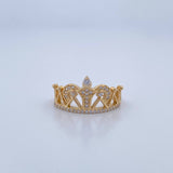 Anillo Corona 2.85gr / T7 / Oro 18K &