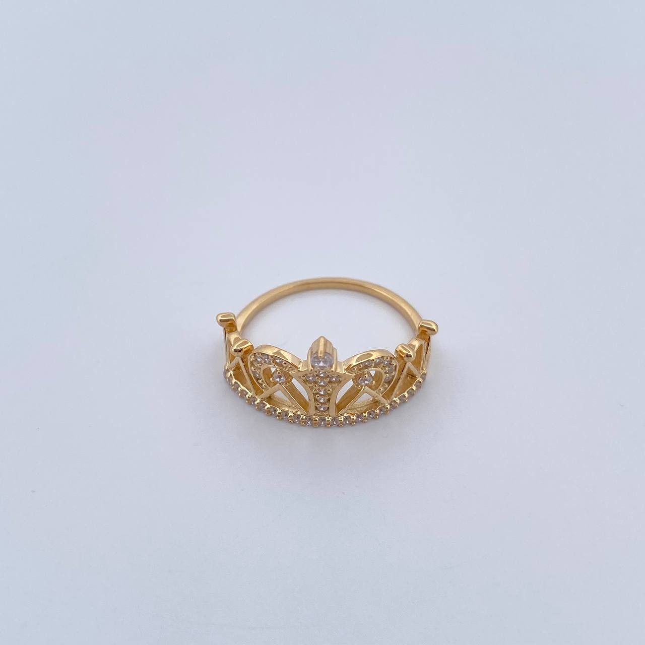 Anillo Corona 2.85gr / T7 / Oro 18K &
