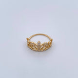 Anillo Corona 2.85gr / T7 / Oro 18K &