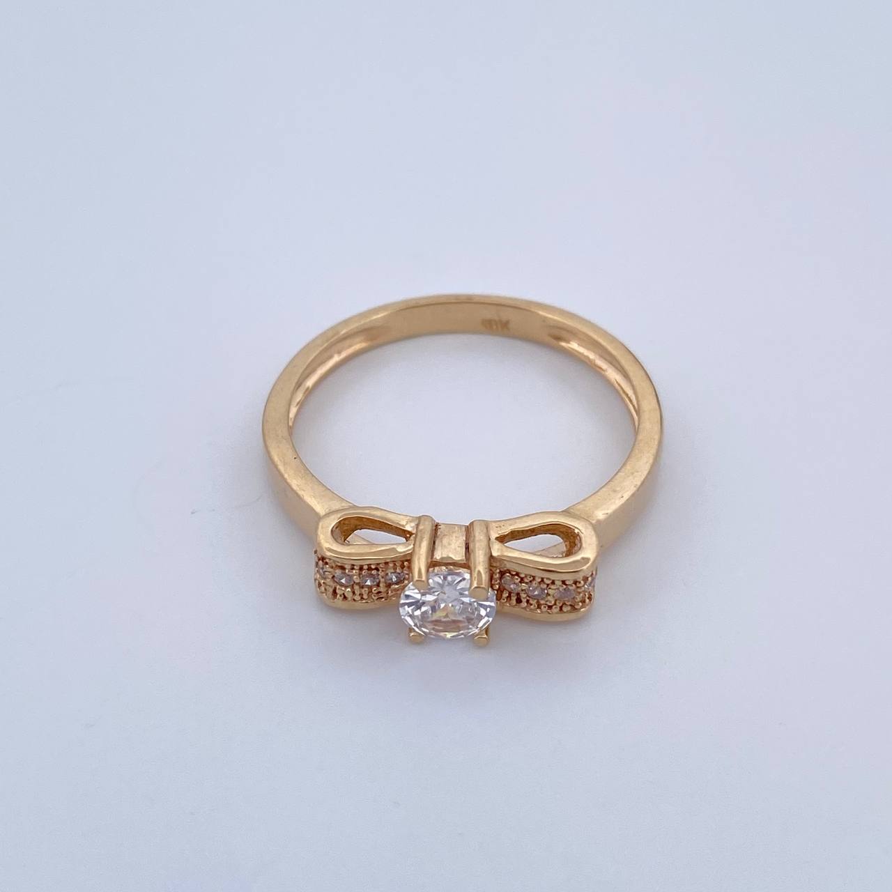 Anillo Moño 2.8gr / T7 1/4 / Oro 18K &