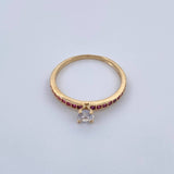 Anillo Solitario Churumbela 1.5gr / T5 1/4 / Oro 18K &