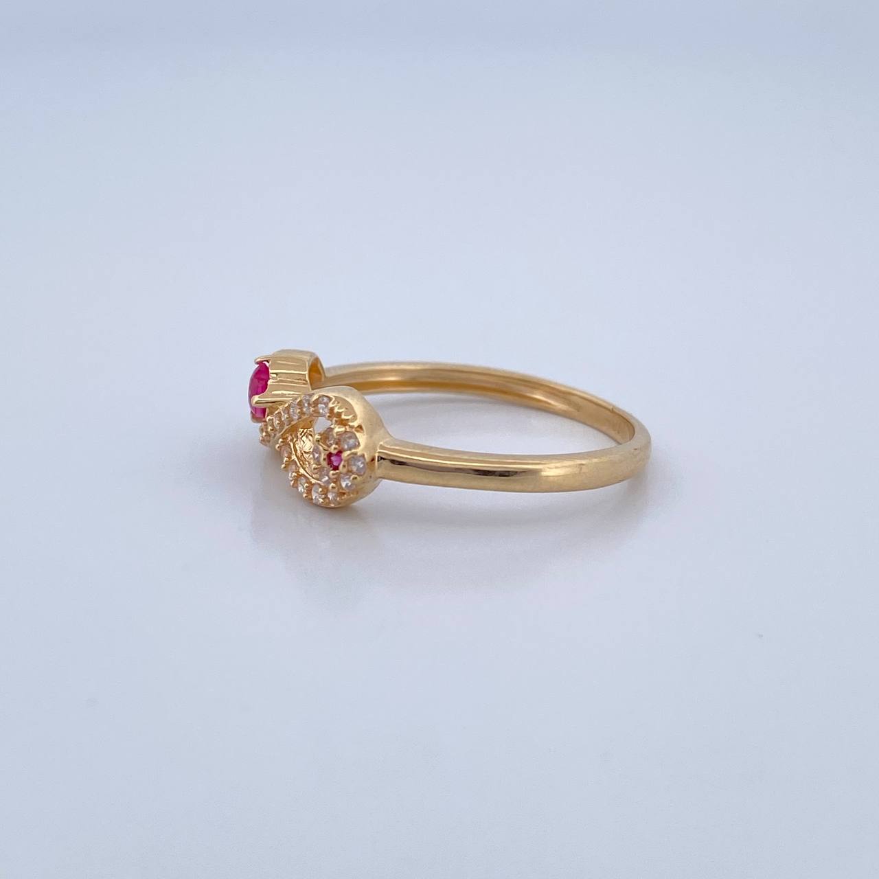 Anillo Infinito 2.25gr / T7 1/4 / Oro 18K &