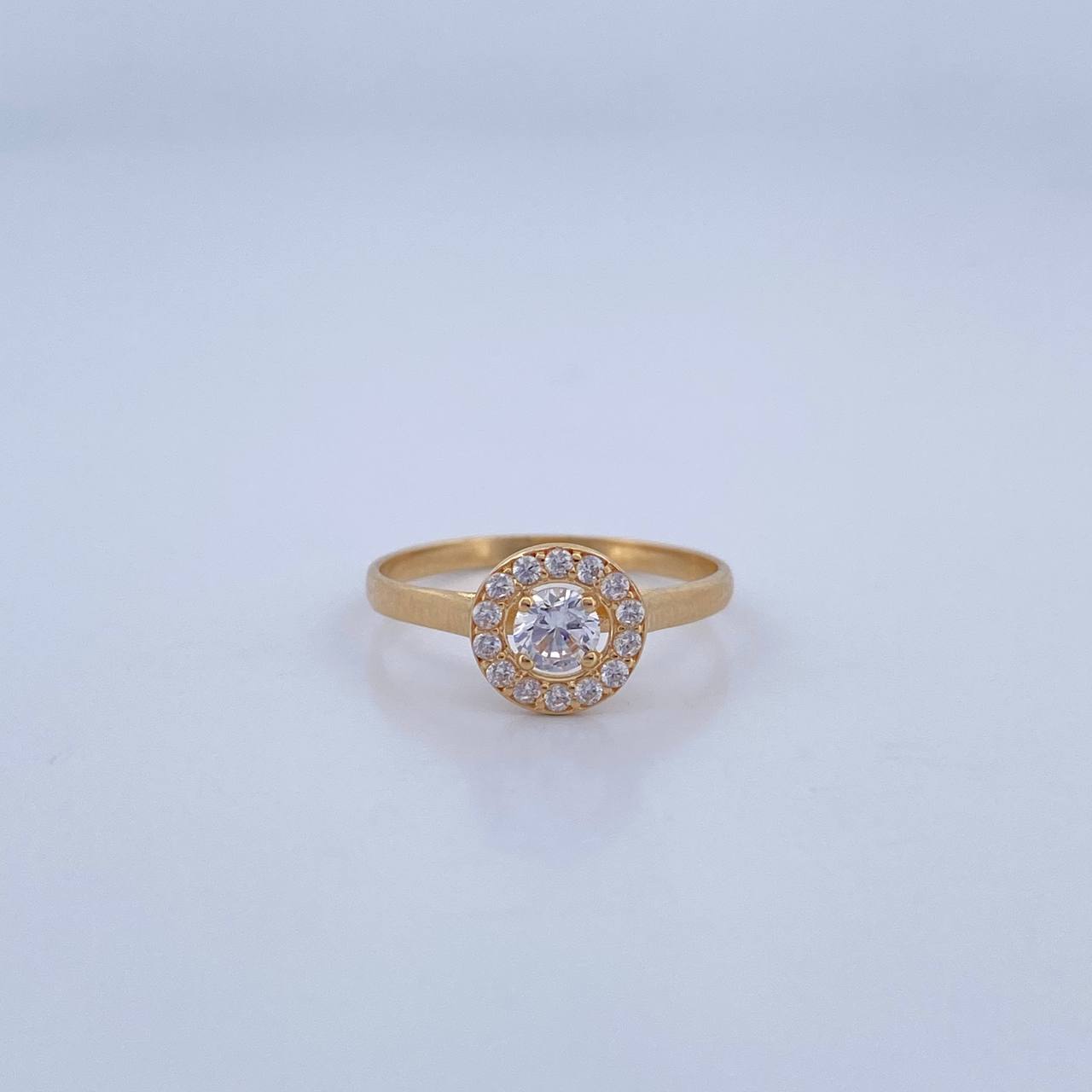 Anillo Circulo 1.5gr / T4 3/4 / Oro 18K &