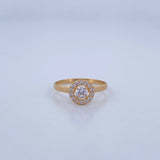 Anillo Circulo 1.5gr / T4 3/4 / Oro 18K &
