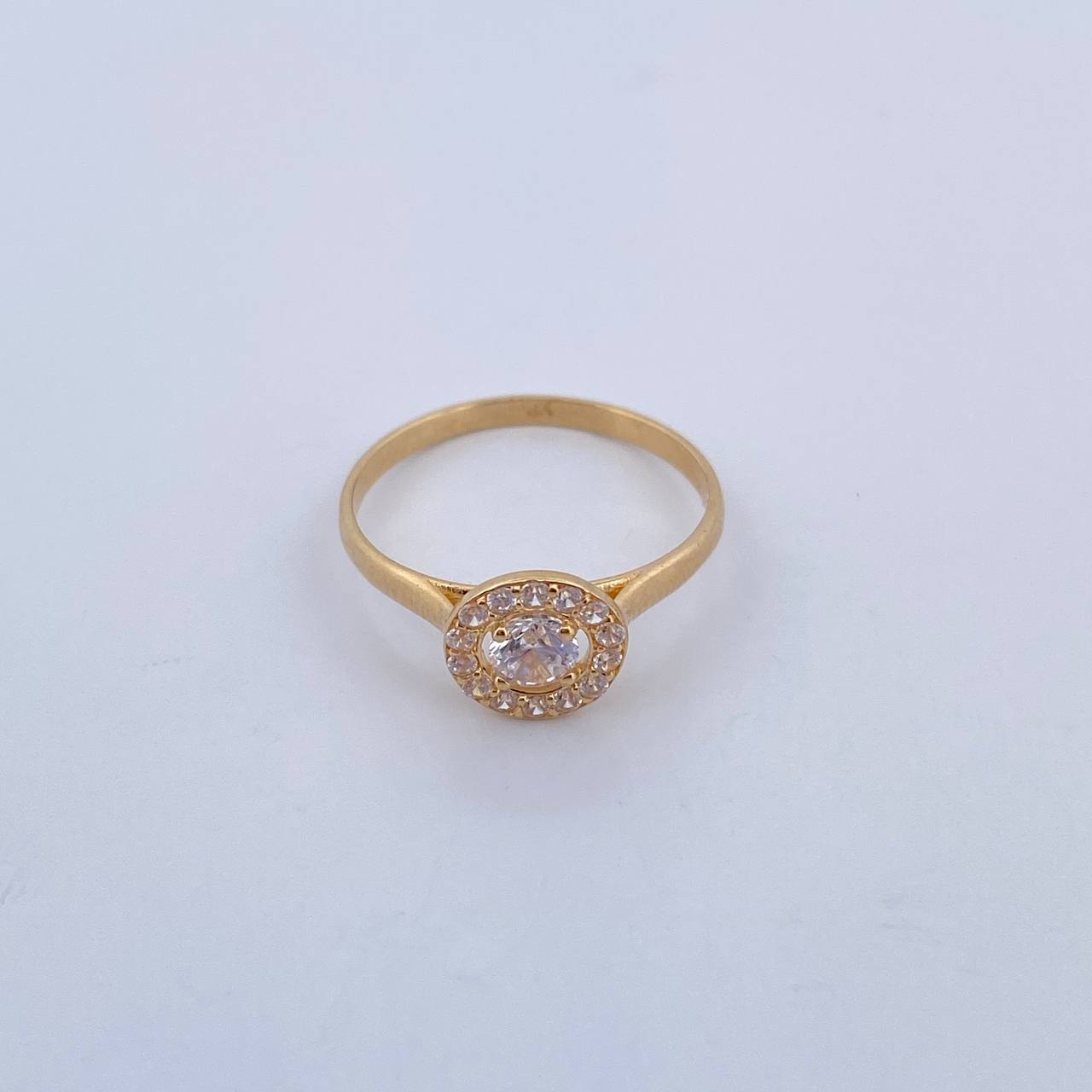 Anillo Circulo 1.5gr / T4 3/4 / Oro 18K &