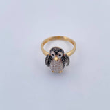 Anillo Pingüino Articulado 4.4gr / T7 / Oro 18K &