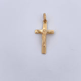 Dije Cruz Cristo 1.35gr / 3cm / Oro 18K &
