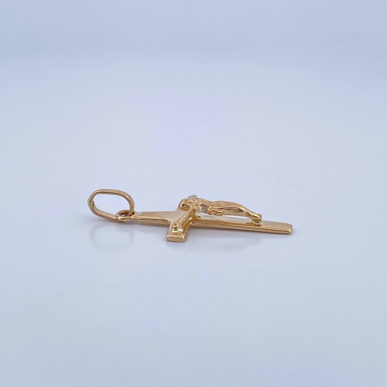 Dije Cruz Cristo 1.35gr / 3cm / Oro 18K &