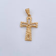 Dije Cruz Cristo Punteado 2.4gr / 3.5cm / Oro 18K &