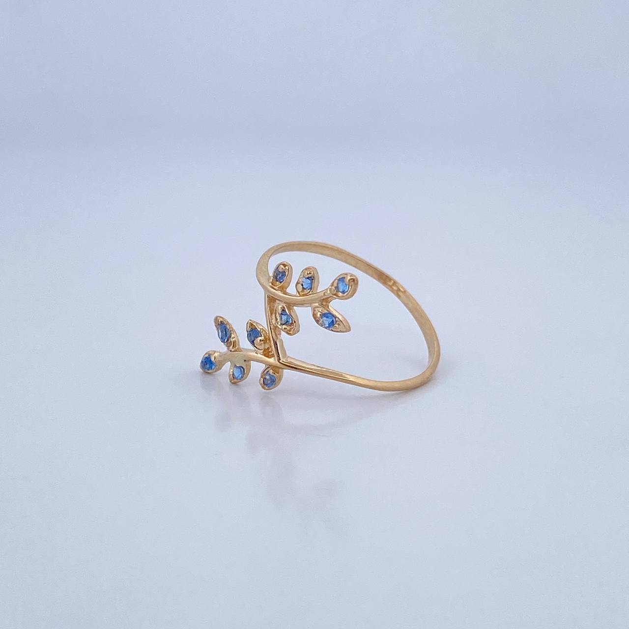 Anillo Lobelia 1.2gr / T6 3/4 / Oro 18K &