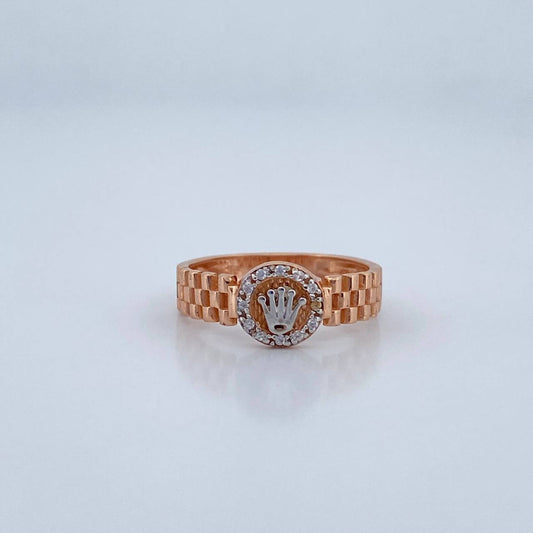 Anillo Rx 3.4gr / T7 1/2 / Oro 18K &