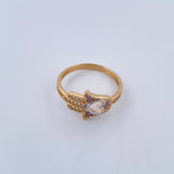 Anillo Mano Hamsa Corazon 2.4gr / T7 1/4 / Oro 18K &