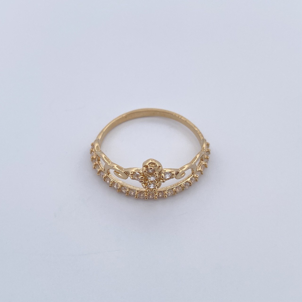 Anillo Tiara 1.85gr / T7 1/4 / Oro 18K &