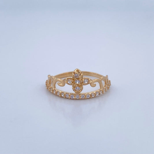 Anillo Tiara 1.85gr / T7 1/4 / Oro 18K &