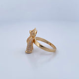 Anillo Oso Articulado 6.25gr / T7 1/2 / Oro 18K &