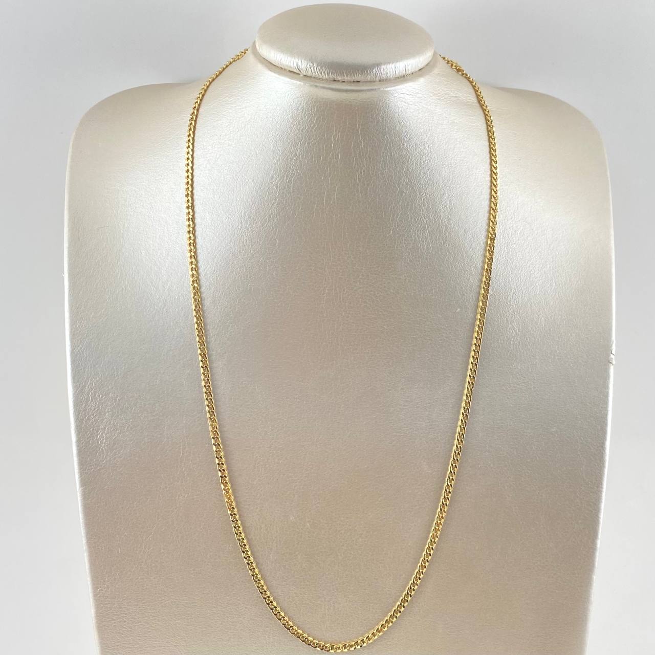 Cadena Cubana 3.1gr / 50cm / 2.2mm Oro Amarillo +0 18K