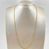 Cadena Cubana 3.1gr / 50cm / 2.2mm Oro Amarillo +0 18K