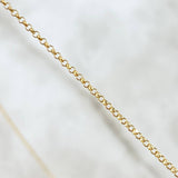Cadena Roll-On 1.75gr / 50cm / 1.9mm Oro Amarillo +3 18K *