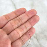 Cadena Veneciana 0.95gr / 45cm / 5mm Oro Rosa +3 18K *