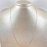 Cadena Veneciana 1gr / 45cm / 0.55mm Oro Rosa +3 18K