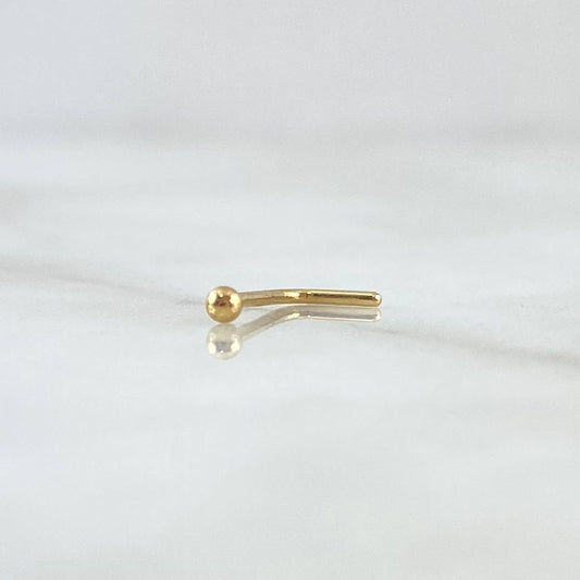 Piercing Chispa Bola 0.1 g / 1 cm Oro Amarillo 18K
