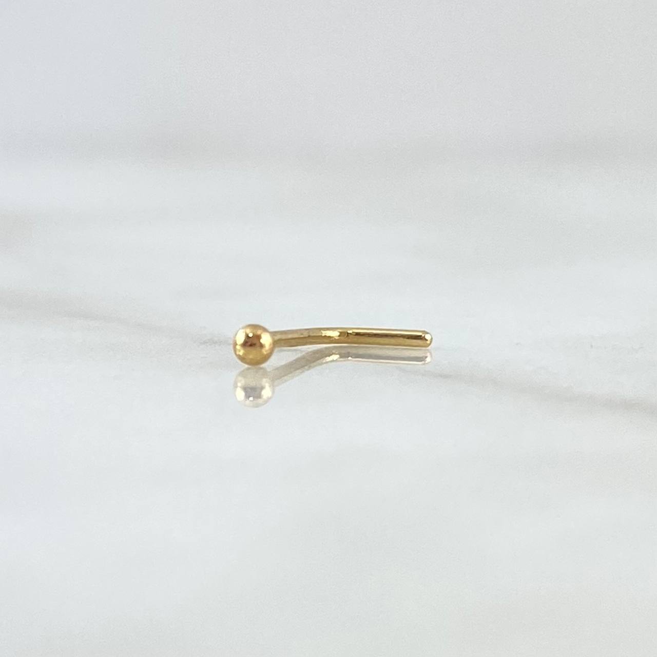 Piercing Chispa Bola 0.1gr / Nac.Esp.Oro 18K