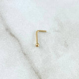 Piercing Chispa Bola 0.1gr / Nac.Esp.Oro 18K