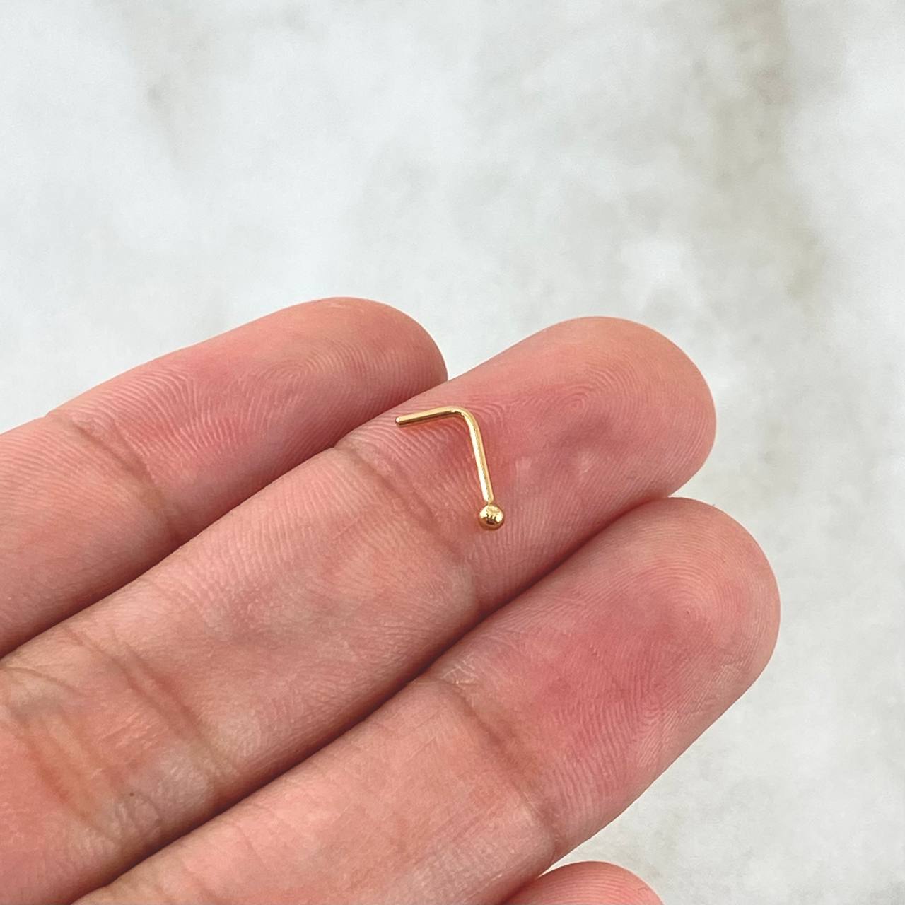 Piercing Chispa Bola 0.1gr / Nac.Esp.Oro 18K