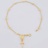 Pulso Denario Virgen de la Milagrosa 2.1g / 18.9cm / 3.05mm Oro Amarillo 18K