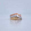 Anillo Alianza 5.55gr / T6 1/2 / Tres Oros 18K $