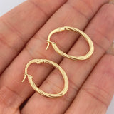 Candongas Arielle 1.2gr / 2.2cm / Oro 18K &