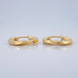 Candongas Clau Entorchadas 0.85gr / 1.5cm / Oro 18K &