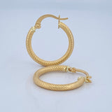Candongas Zion 1.3gr / 2cm / Oro 18K &