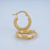 Candongas Winter 1.4gr / 1.7cm / Oro 18K &