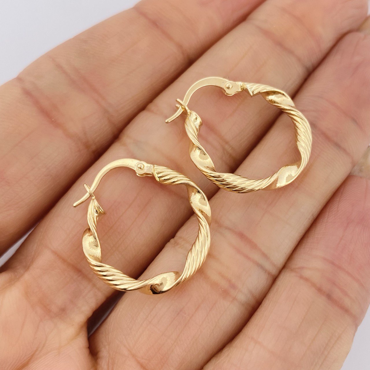 Candongas Hera 1.45gr / 2.2cm / Oro 18K &