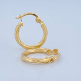 Candongas Lore 0.95gr / 1.5cm / Oro 18K &
