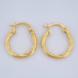Candongas Lore 0.95gr / 1.5cm / Oro 18K &