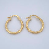 Candongas Sandra 1.35gr / 2cm / Oro 18K &